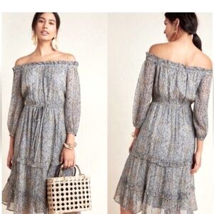 Anthropologie Kira off the shoulder dress
